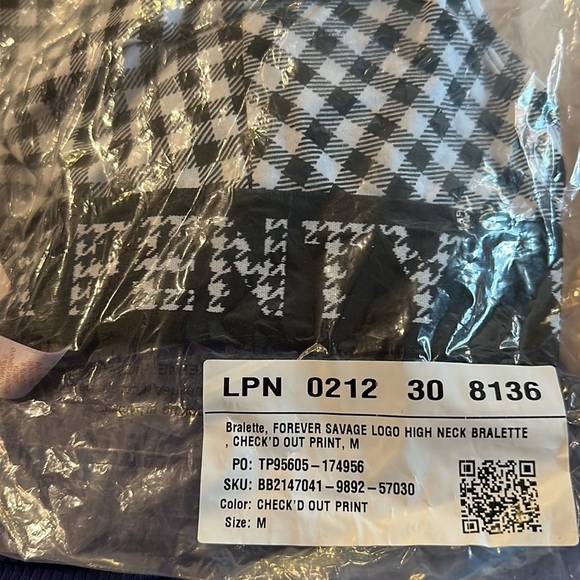 New savage‎ fenty Forever Savage High Neck Halter Bralette - Picture 4 of 5